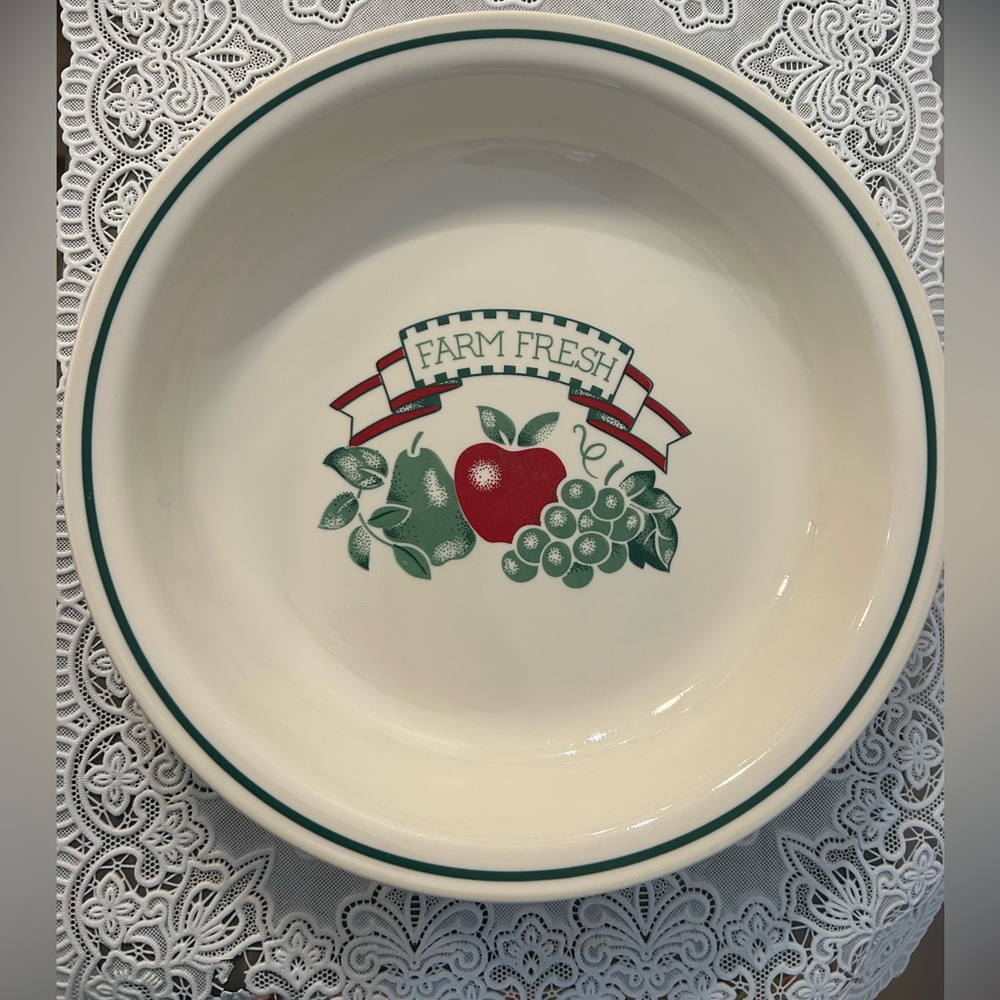 Corelle “Farm Fresh” 10 1/4”  Pie Plate by Corning
